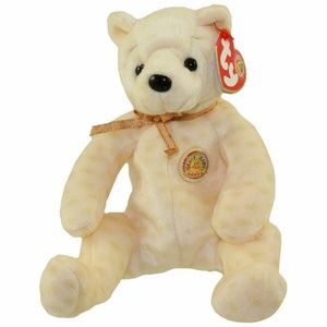 TY Beanie Baby - POPCORN the Bear BBOM October
